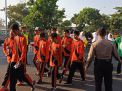 Unit Lantas Polsek Kenjeran PAM Jalur Jalan Sehat