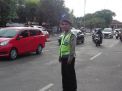 Polsek Pabean Cantikan Atur Lalu Lintas Sore Cegah Kemacetan
