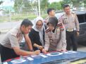 Kapolres Tanjung Perak Pantau Bangunan Bekas Pos PJR Suramadu