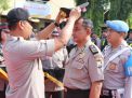 Wakapolres Tanjung Perak Pimpin Upacara Kenaikan Pangkat & Purna Bakti