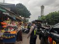 Satsabhara Polres Tanjung Perak Patroli Pasar Ujung Bareng Sekuriti Pelindo