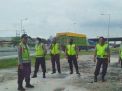 Antisipasi Keributan Antar Supporter, Polsek Asemrowo Lakukan Pengamanan Jalur