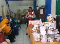 Babinkamtibmas Perak Utara Cangkrukan Bersama Kepala Kelurahan, Sosialisasikan SPKT Door To Door