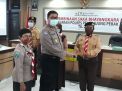 Polres Tanjung Perak Beri Pembinaan Tentang Kebangsaan Kepada Anggota Pramuka