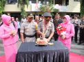 Wakapolres Tanjung Perak Pimpin Upacara Purna Bhakti Anggota Satlantas
