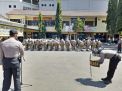 Satsabhara Polres Tanjung Perak Latihan Menghadapi Unjuk Rasa