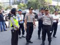 Kapolres Tanjung Perak Ikut Lakukan Penjagaan Jalur Menuju Pelabuhan
