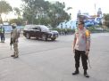 Kapolres Tanjung Perak Pimpin PAM Jalur Kapolri & Panglima TNI Ke Makoarmada II