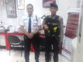 Antisipasi Perampokan, Satsabhara Polres Tanjung Perak Lakukan Pengamanan Kantor Bank