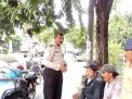 Babinkamtibmas Perak Timur Sampaikan Pesan Keselamatan & Tertib Berlalu Lintas