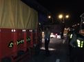 Satsabhara Polres Tanjung Perak & Marinir Gelar Razia Malam di Akses Suramadu
