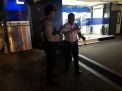 Satsabhara Polres Tanjung Perak Gelar Patroli Malam di Kantor Bank
