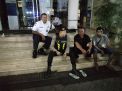 Satsabhara Polres Tanjung Perak Gelar Patroli Malam di Kantor Bank BNI