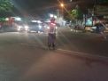 Satlantas Polres Tanjung Perak Gelar Pengaturan Lalu Lintas Malam, Antisipasi Kecelakaan