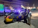 Pantau Keamanan di Pelabuhan Kalimas, Satsabhara Polres Tanjung Perak Lakukan Patroli Malam