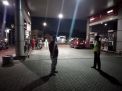 Polsek Pabean Cantikan Lakukan Patroli Malam di SPBU