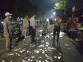 Polsek Semampir Bareng Personil Gabungan Gelar Operasi Jam Malam Sasar Warung-Warung