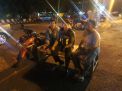 Satsabhara Polres Tanjung Perak Patroli Terminal Ujung, Sambil Beri Pesan Positif