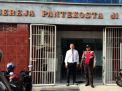 Babinkamtibmas Krembangan Utara Laksanakan Pengamanan Kebaktian Minggu