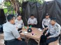 Para Babinkamtibmas Polsek Semampir Koordinasi Keamanan Jelang Pemilu