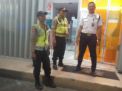 Jaga Keamanan Kantor Bank, Polsek Semampir Lakukan Patroli Malam