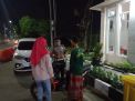 Anggota Pospam Suramadu Polres Pelabuhan Tanjung Perak Tolak Pengendara Motor Tanpa Masker