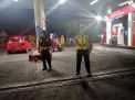 Pantau Keamanan SPBU, Polsek Pabean Cantikan Rutin Lakukan Patroli
