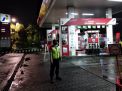 Pantau Keamanan SPBU, Polsek Pabean Cantikan Rutin Laksanakan Patroli Malam