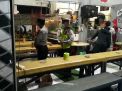 Polsek Asemrowo Bersama Linmas Gelar Operasi Jam Malam & Penertiban Masker di Warkop-Warkop