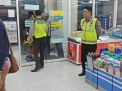 Patroli Mini Market, Sambil Titip Pesan Waspadai Pengunjung