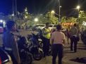 Polsek Kenjeran Gelar Patroli Malam di Taman Suroboyo, Titip Pesan Waspada Kriminalitas