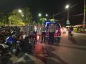 Unit Lantas & Unit Sabhara Polsek Kenjeran Patroli Malam di Taman Suroboyo, Antisipasi 3C