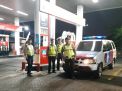 Polsek Pabean Cantikan Patroli SPBU di Malam Hari, Antisipasi Kerawanan
