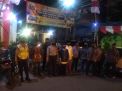 Polsek Semampir Gelar Patroli Malam di Kampung Tangguh, Pastikan Penerapan Protokol Kesehatan