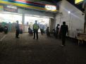 Polsek Pabean Cantikan Gelar Patroli Malam di Mini Market, Ingatkan Untuk Waspada Pencurian