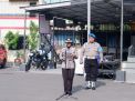 Kapolres Tanjung Perak Pimpin Apel Pagi, Tekankan Sosialisasi Pencegahan Corona