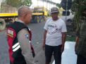Babinkamtibmas Genting Kalianak, Titip Nasehat Kepada Pengatur Lalin Cepekan