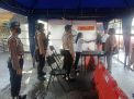 Urkes Polres Tanjung Perak Laksanakan Kegiatan Rutin Pengecekan Suhu Badan