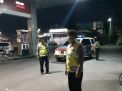 Pantau Keamanan SPBU, Polsek Pabean Cantikan Lakukan Patroli Malam