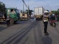 Satlantas Polres Tanjung Perak Lakukan Pengaturan Pagi, Cegah Kemacetan