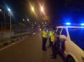 Antisipasi Pelarian Curanmor, Polsek Kenjeran Patroli Malam di Tol Gate Suromadu