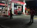 Patroli SPBU, Polsek Pabean Cantikan Ingatkan Waspada Uang Palsu