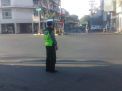 Polsek Pabean Cantikan Laksanakan Pengaturan Pagi di Jalan Bunguran