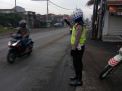 Satlantas Polres Tanjung Perak Rutin Atur Lalu Lintas Pagi