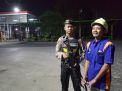 Satsabhara Polres Tanjung Perak Patroli Malam di Obyek Vital