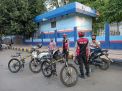 Satsabhara Polres Tanjung Perak Gelar Patroli Bersepeda