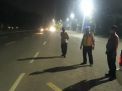 Jaga Keamanan Wilayah, Polsek Asemrowo Lakukan Patroli Mobile Malam Hari