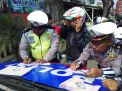 Polsek Krembangan Beri Sanksi Tilang ke 152 Pelanggar Lalu Lintas