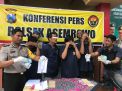 Polsek Asemrowo Gelar Konferensi Pers Hasil Patroli