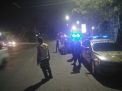 Jaga Wilayah Perbatasan, Polsek Krembangan Gabung Polsek Asemrowo Gelar Patroli Skala Besar